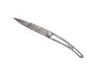 KLAPPMESSER mit TOPOGRAFIE / silber