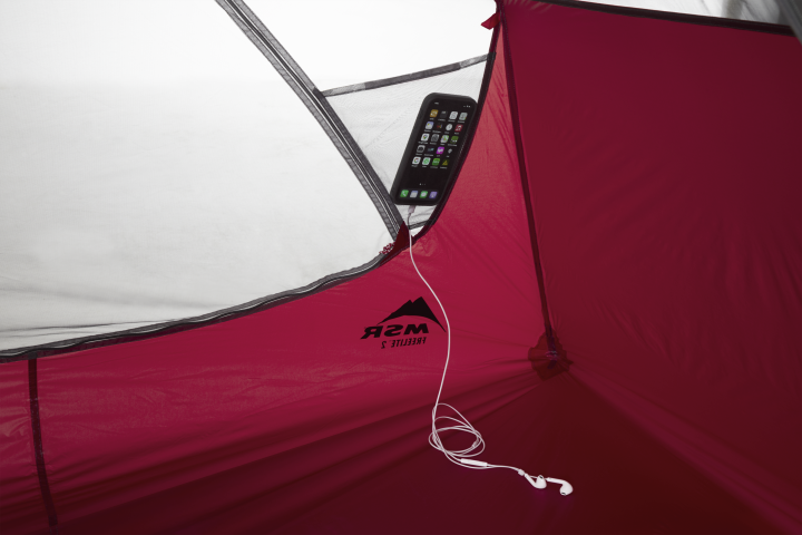 FREELITE 2 Ultraleichtes 2-Personen Zelt / grün-rot / 2 Personen