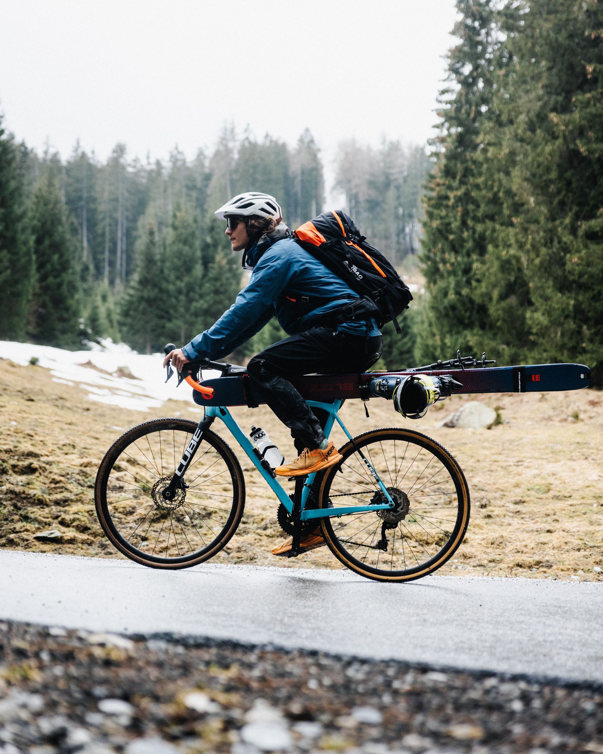 SKI RACK / 03 Skiträger für Velos / schwarz