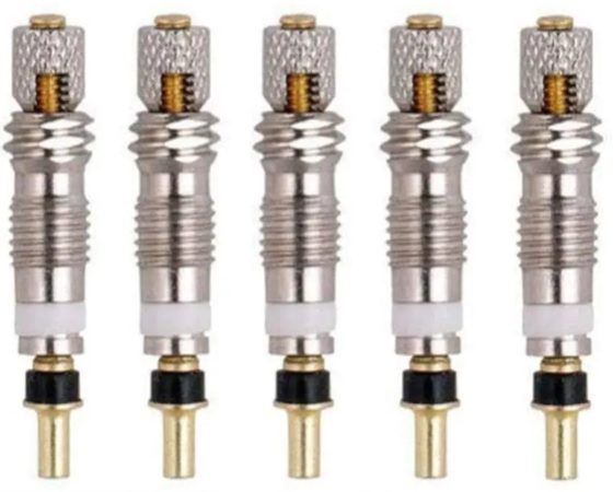 PRESTA VALVE CORE Ventileinsatz / silber / 5 Stk.