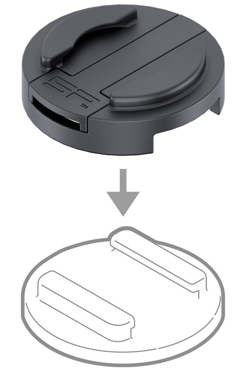 Adapter Phone Case SPC+ auf SPC / schwarz