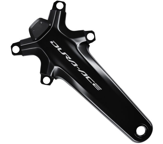 Kettenradgarnitur Dura-Ace FC-R9200-P mit Leistungsmesser / Schwarz / 172.5 mm, Box, ohne Kettenblatt
