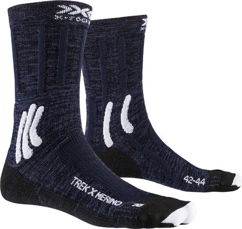 Men Trek X Merino / Midnight Blue/Actic White / 35-38