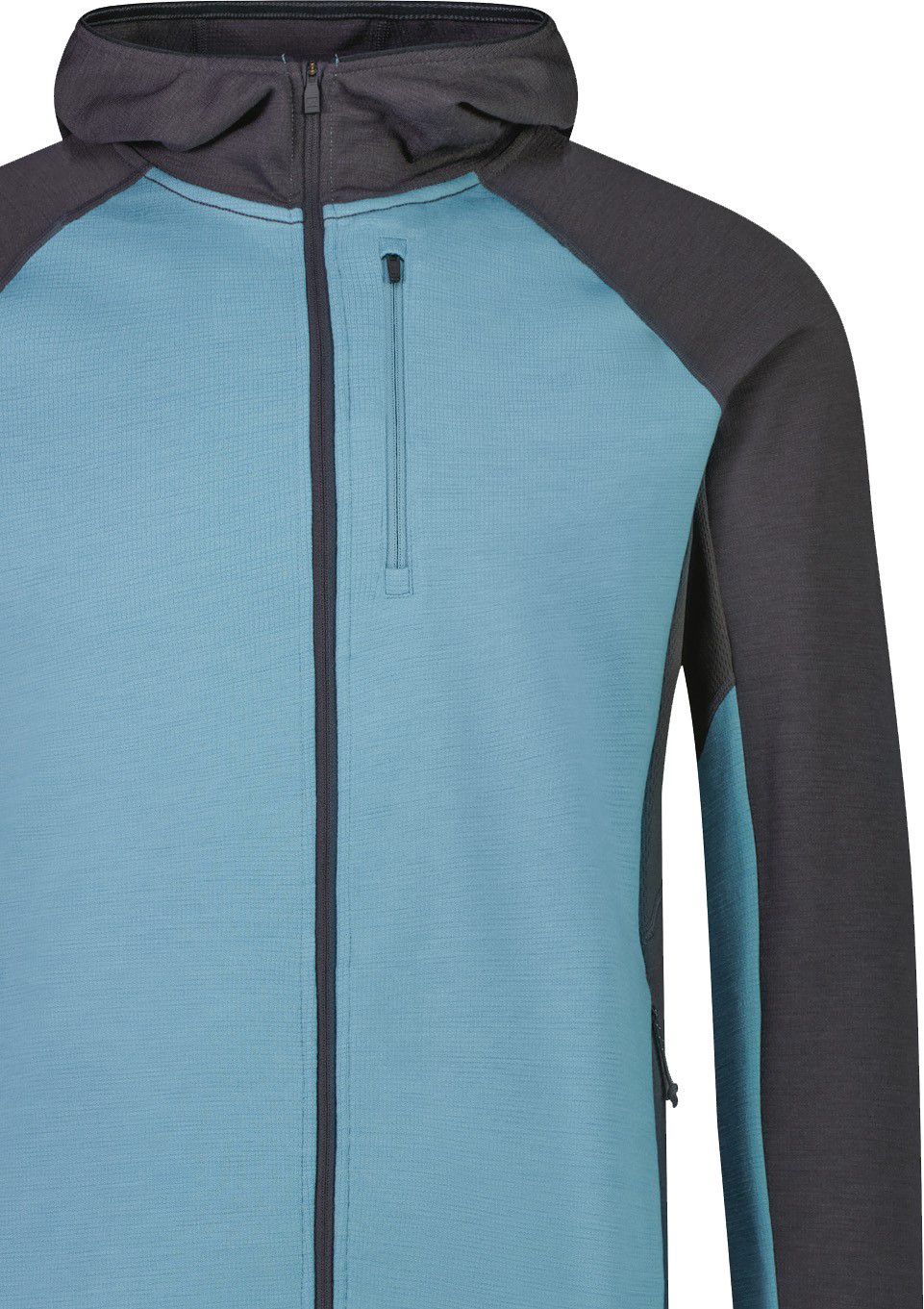 APPROACH Herren-Merino-Kapuzenjacke / ash blue/shale / L