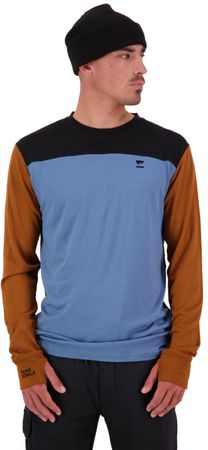 YOTEI Herren-Merino-Langarmshirt / retro valley / XXL