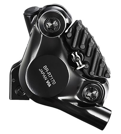 SHIMANO 105 R7170 Bremssattel Flatmount / schwarz / vorne