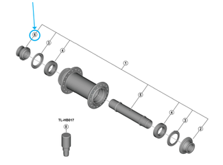 Endkappe HB-M9210 / links