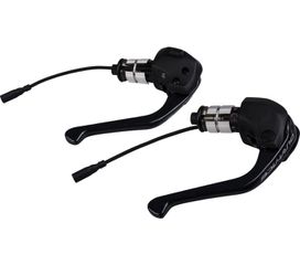 Brems-Schalthebel Dura-Ace Di2 ST-R9160 Triathlon/ZF / Schwarz / Paar, 2x11/12, mit Bremskabel und Bremshülle, inkl. E-Tube Kabel