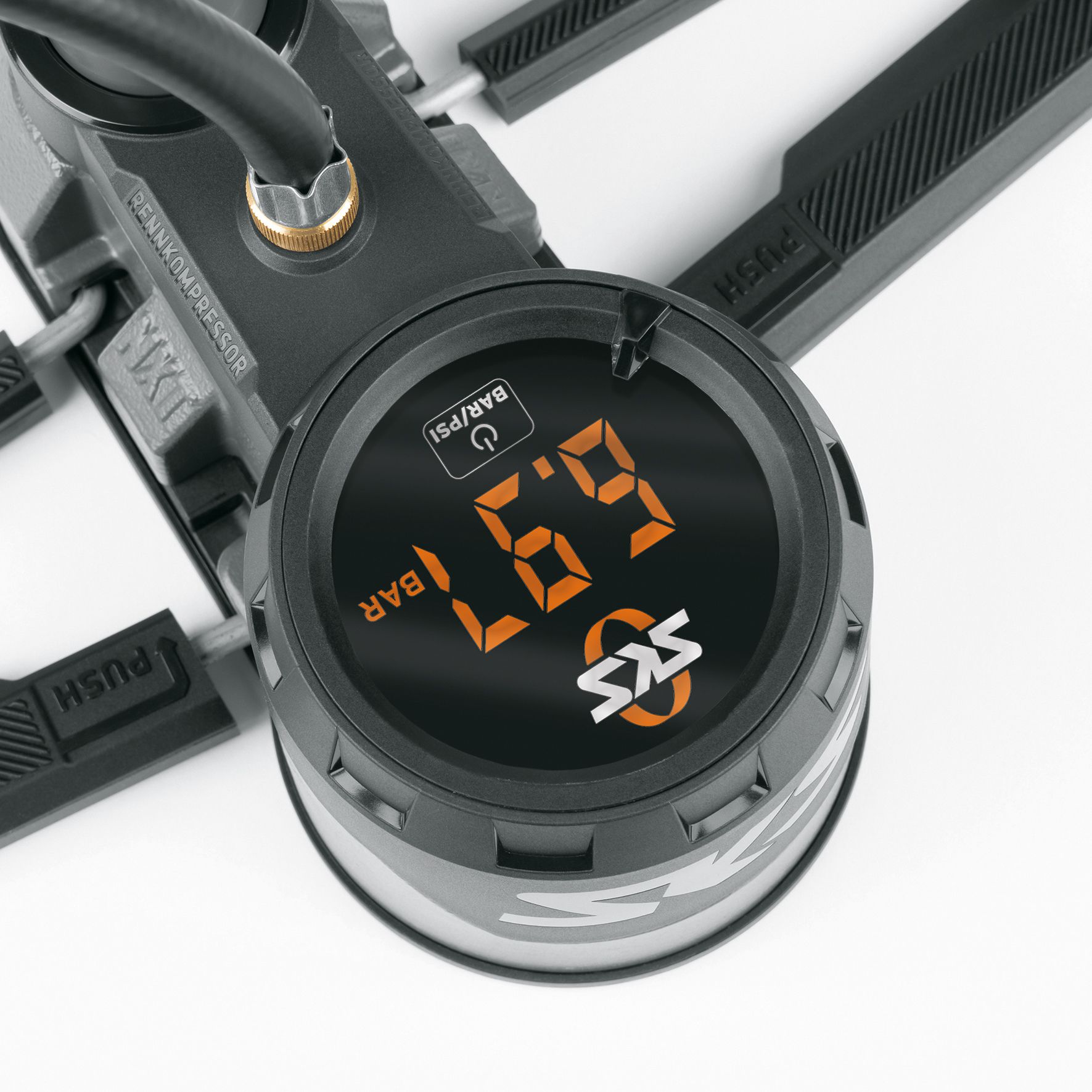 Standpumpe Rennkompressor NXT / schwarz / ja (digital)