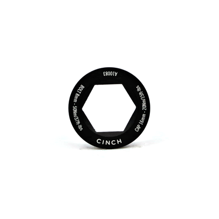 Next And Turbine Crank DS Puller Cap W/Washer M25 / black matt