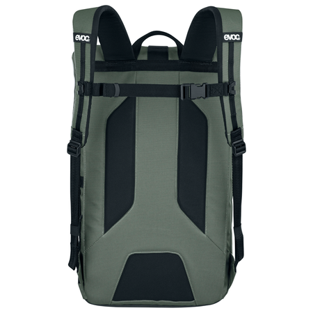 Duffle Backpack 26L / dark olive/black