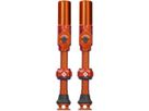 Tubeless Valves Big Bore Hybrid / Orange / 75 mm