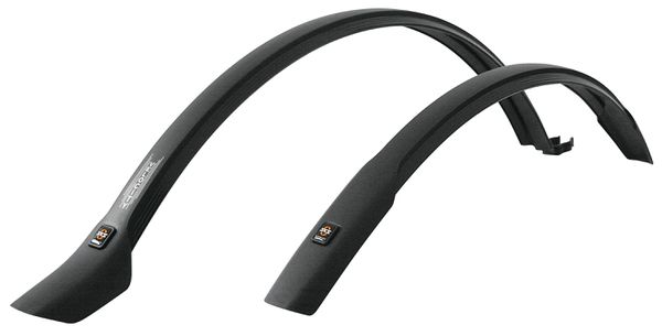 Steckschutzblechgarnitur Velo 42 Urban 28 schwarz / schwarz