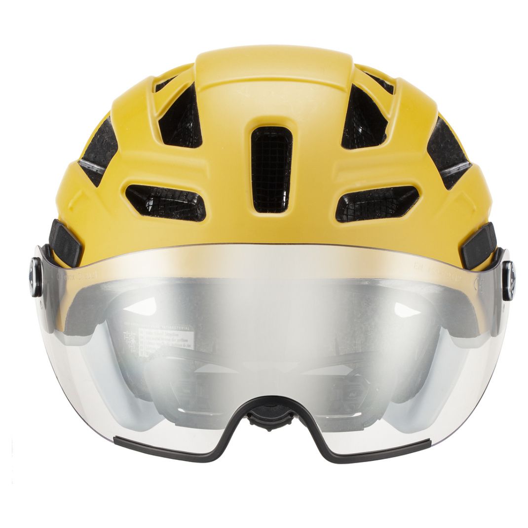 FINALE VISOR Velohelm / sunbee-cloud matt / 52-57CM