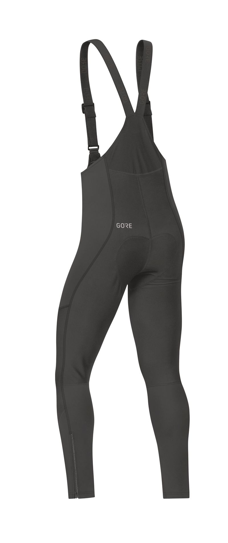 C3 GWS Herren-Softshell-Trägerhose mit Polster / black / S