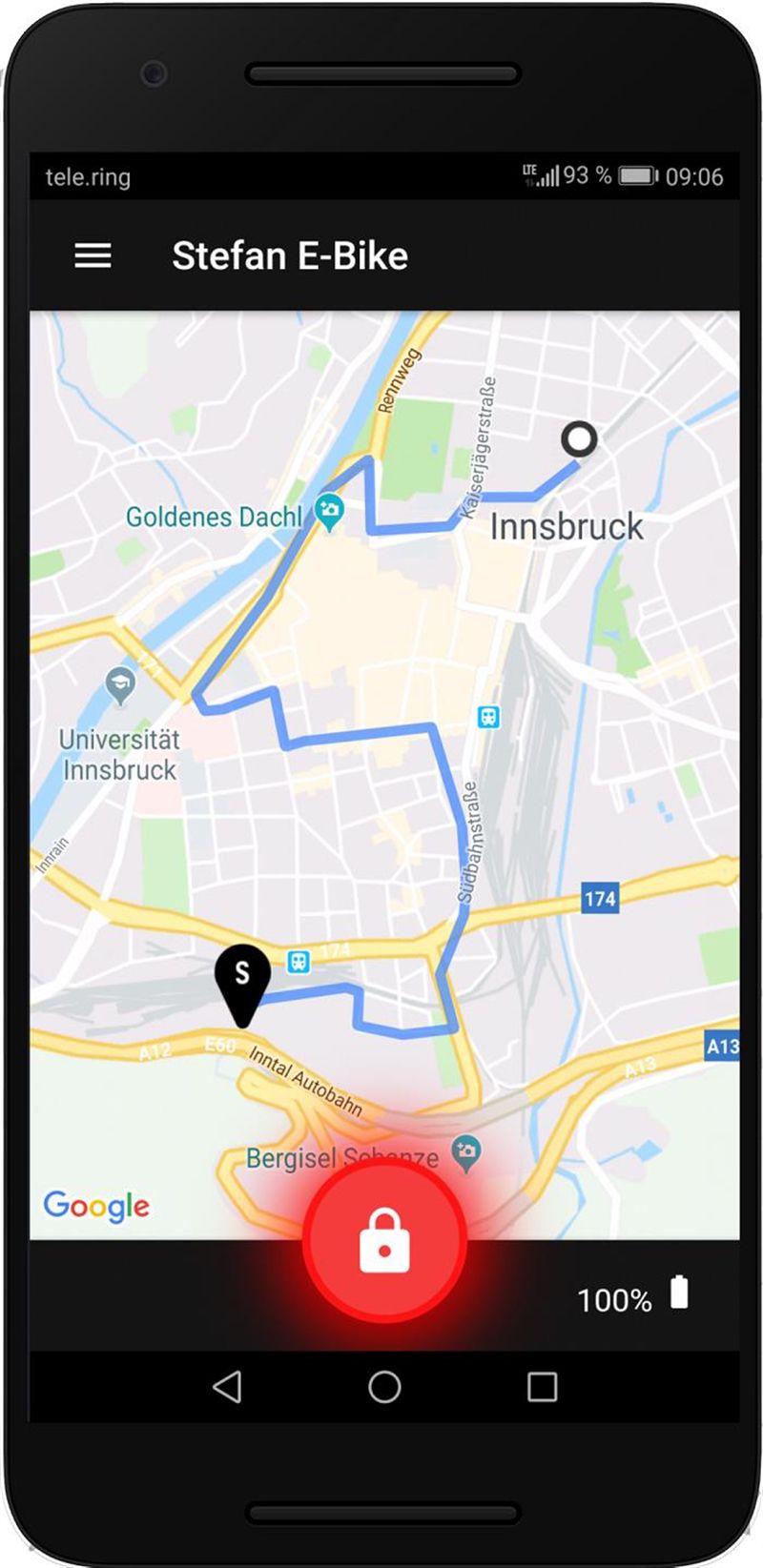 Anschlusskabel für Brose MAG S BikeTrax / schwarz