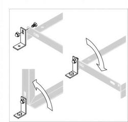 MULTIPARKER Bodenwinkel, Stahl / silber