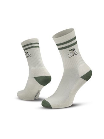 Crew Cyclist Socks / green / 35-38