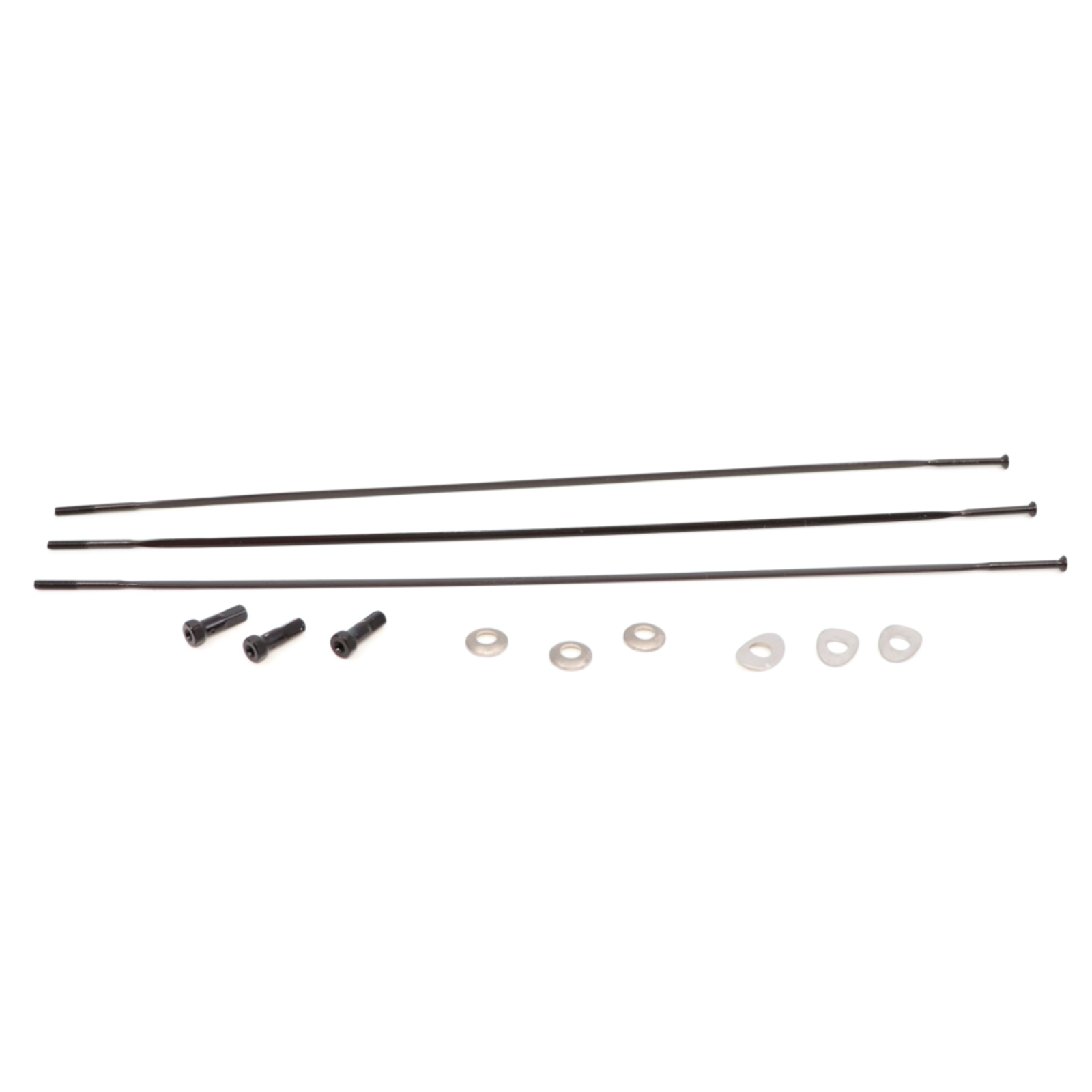 Spoke and Nipple 234mm CX-Ray Straight Pull Qty 3 / black