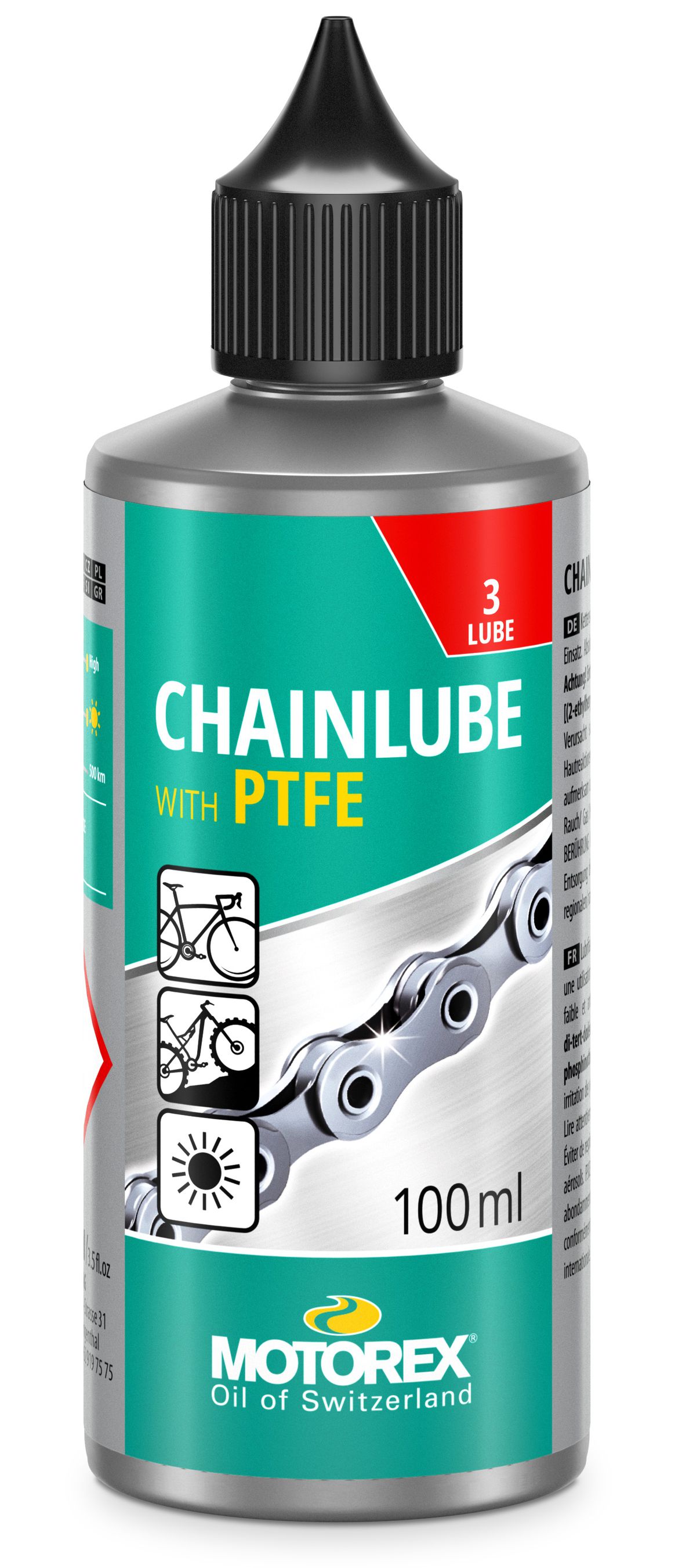 Motorex Chainlube with PTFE Kettenöl Flasche 100 ml
