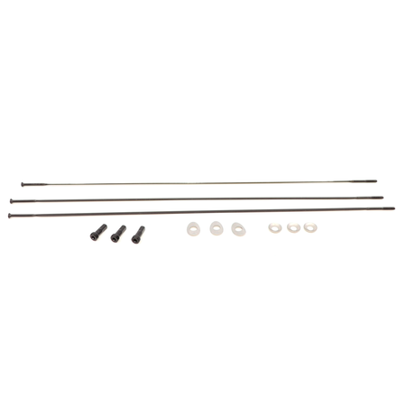 Spoke and Nipple 274mm CX-Ray Straight Pull Qty 3 / black