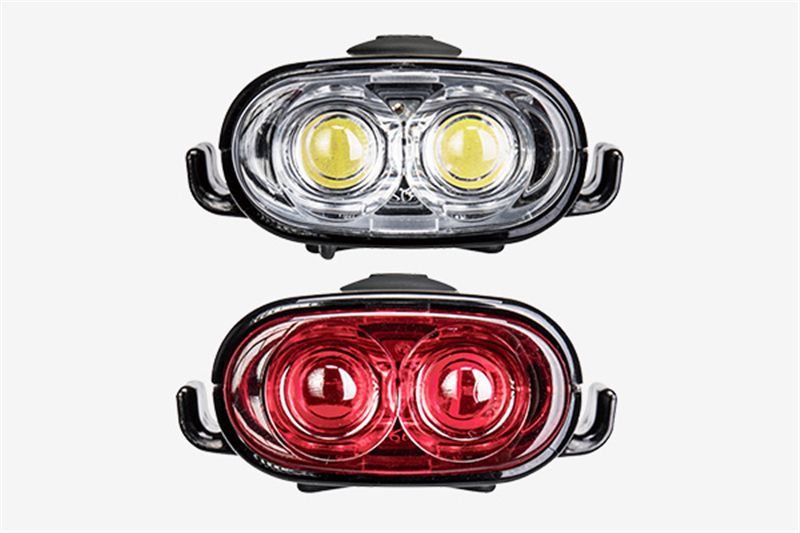 HEADLUX DUAL Helmlicht Scheinwerfer und Rücklicht / 140/10 Lumen, micro USB