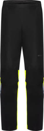 GLIDEWHEEL GTX Herren-Regenhose / black/neon yellow / L