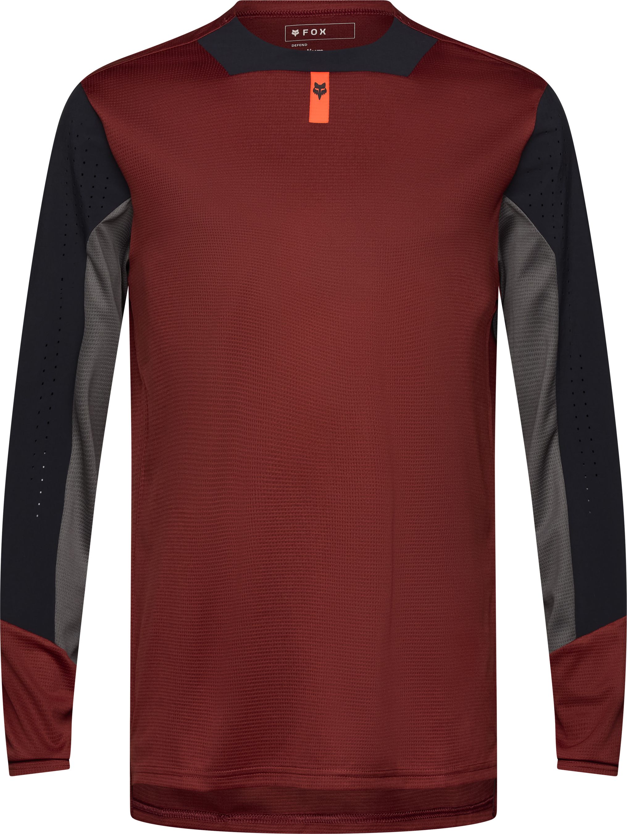 DEFEND Herren-Langarmshirt / rust / M