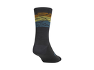 Seasonal Merino Sock / dark shadow horizon / S