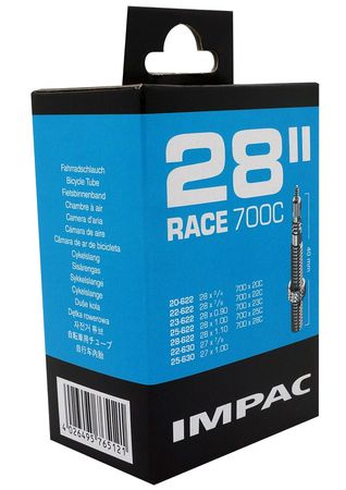 Impac Schlauch mit Prestaventil / black / 28", 105 g