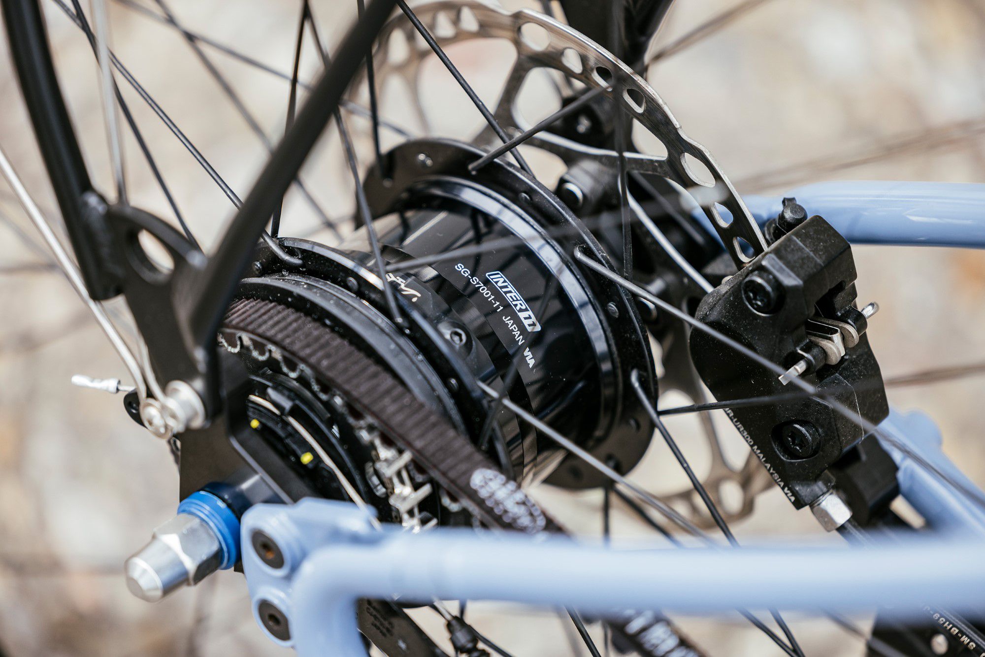 CUMPAN PATRUN T City- und Alltagsvelo / taubenblau / S
