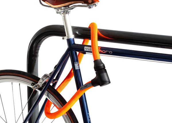 ORBIT Schloss aus Textilfasern / orange / 100CM