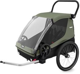 COURIER Kinderanhänger / Vintage Grün