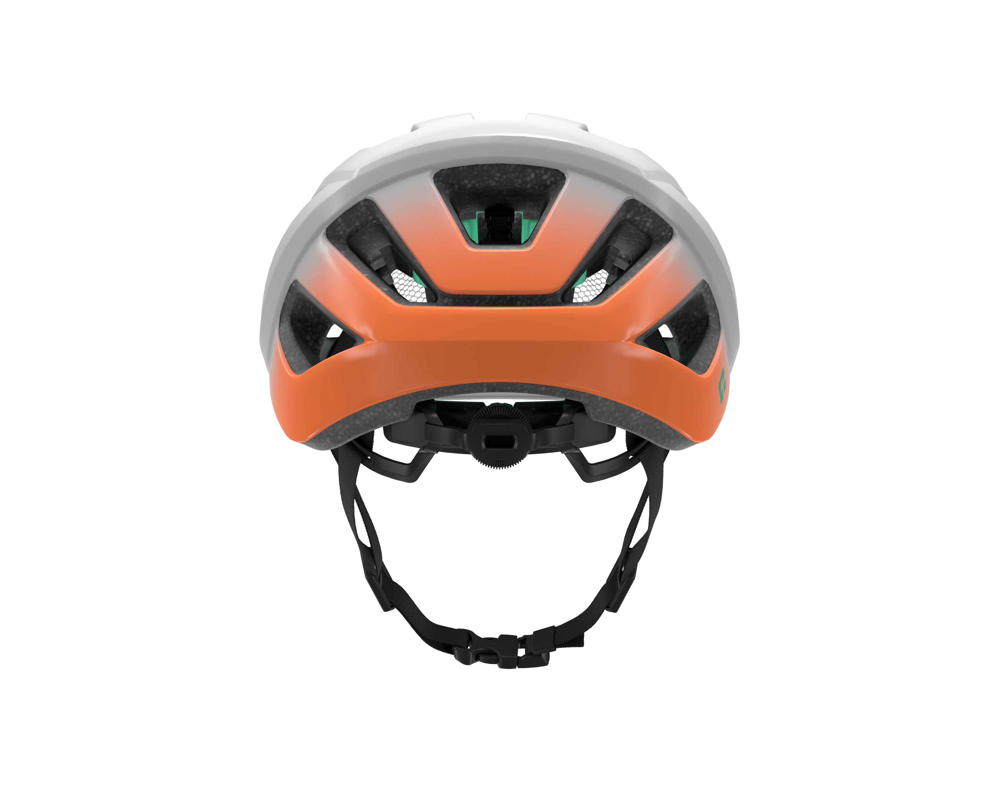 LAZER Unisex Road Cerro KinetiCore Helm / white flash orange / M