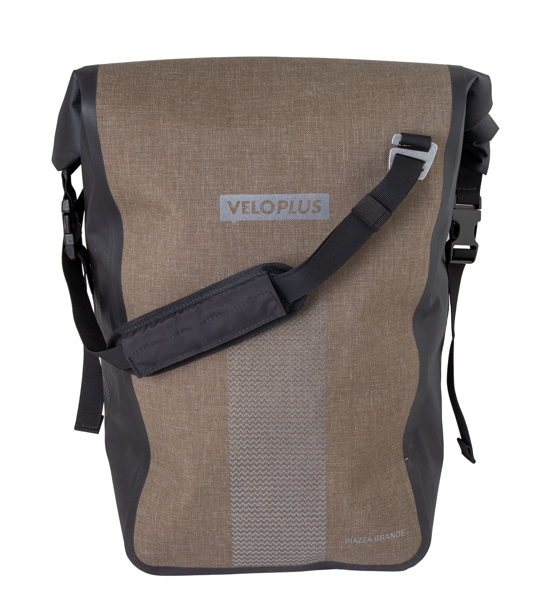 PIAZZA GRANDE Hinterradtasche / kaffee reflektierend