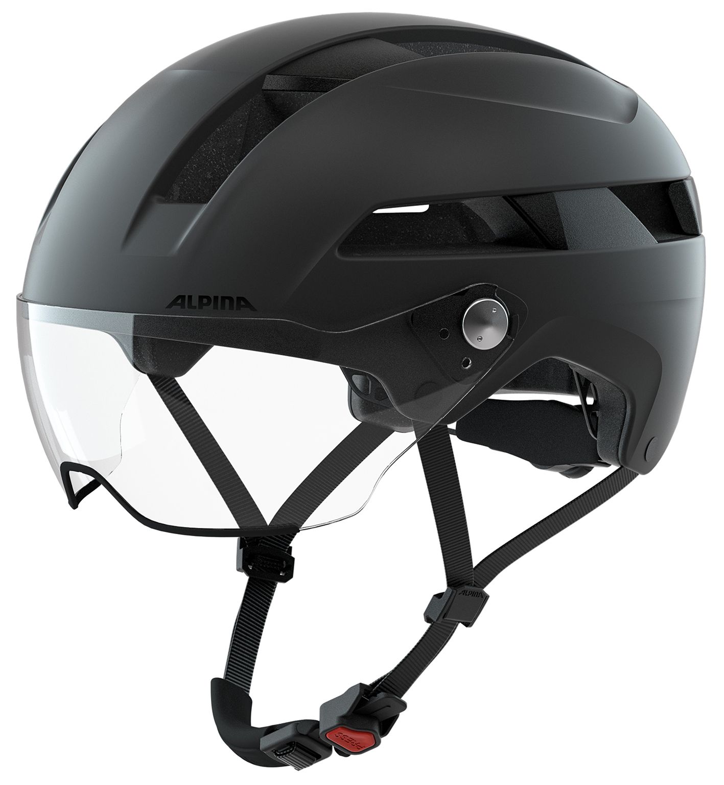 SOHO VISOR VARIO, Velohelm / black matt / 55-59CM