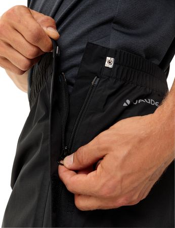 YARAS ZIP IV Unisex-Regenhose / black / M