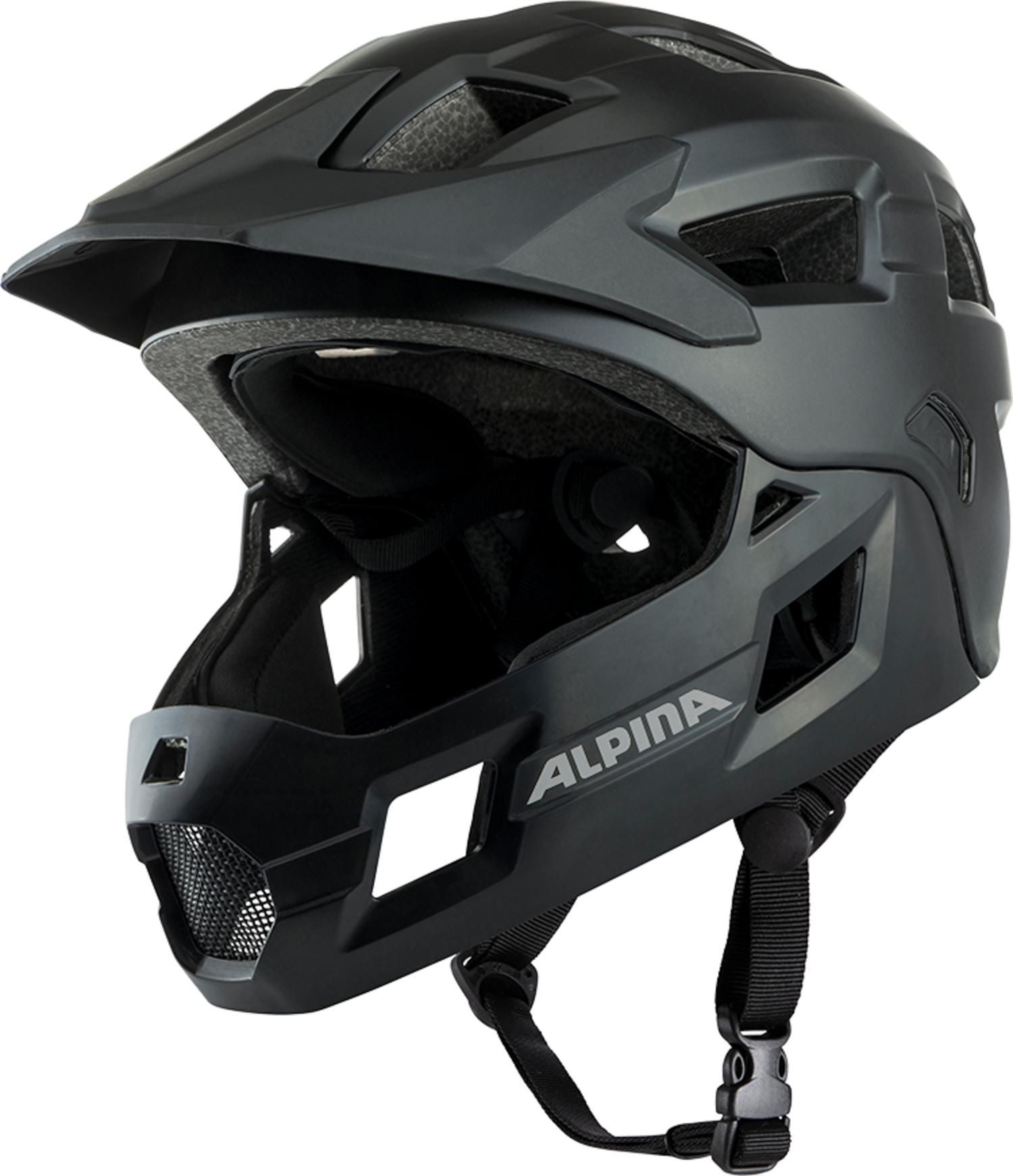 RUPI Vollvisierhelm für Kinder / black matt / onesize (50-55cm)
