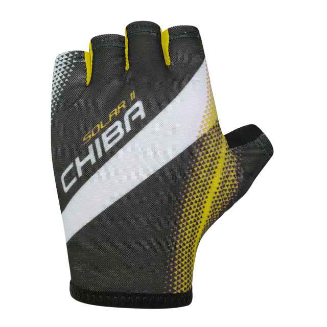 Solar II Gloves , black / screaming yellow - Hauptansicht