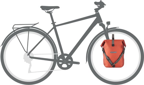 SPORT-ROLLER PLUS Universaltasche (Single) / salsa - dark chili / 14.5 L
