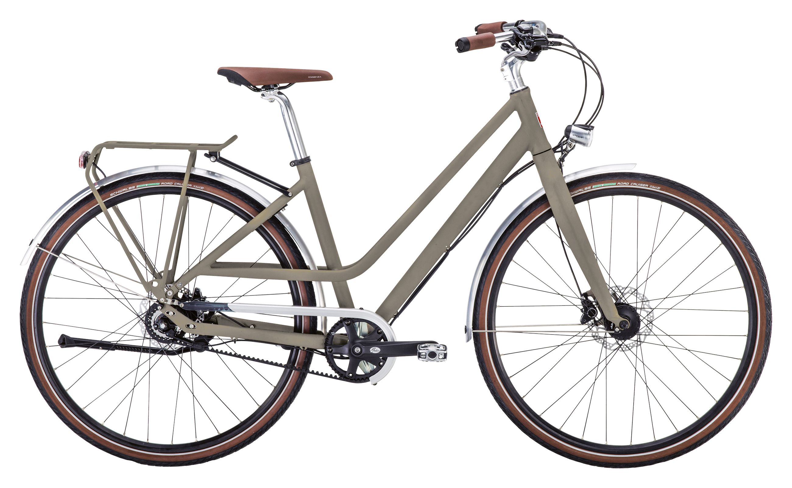 LAZY DAY GATES ALFINE 8 Wmn City- und Alltagsvelo / olive matt / 46 CM