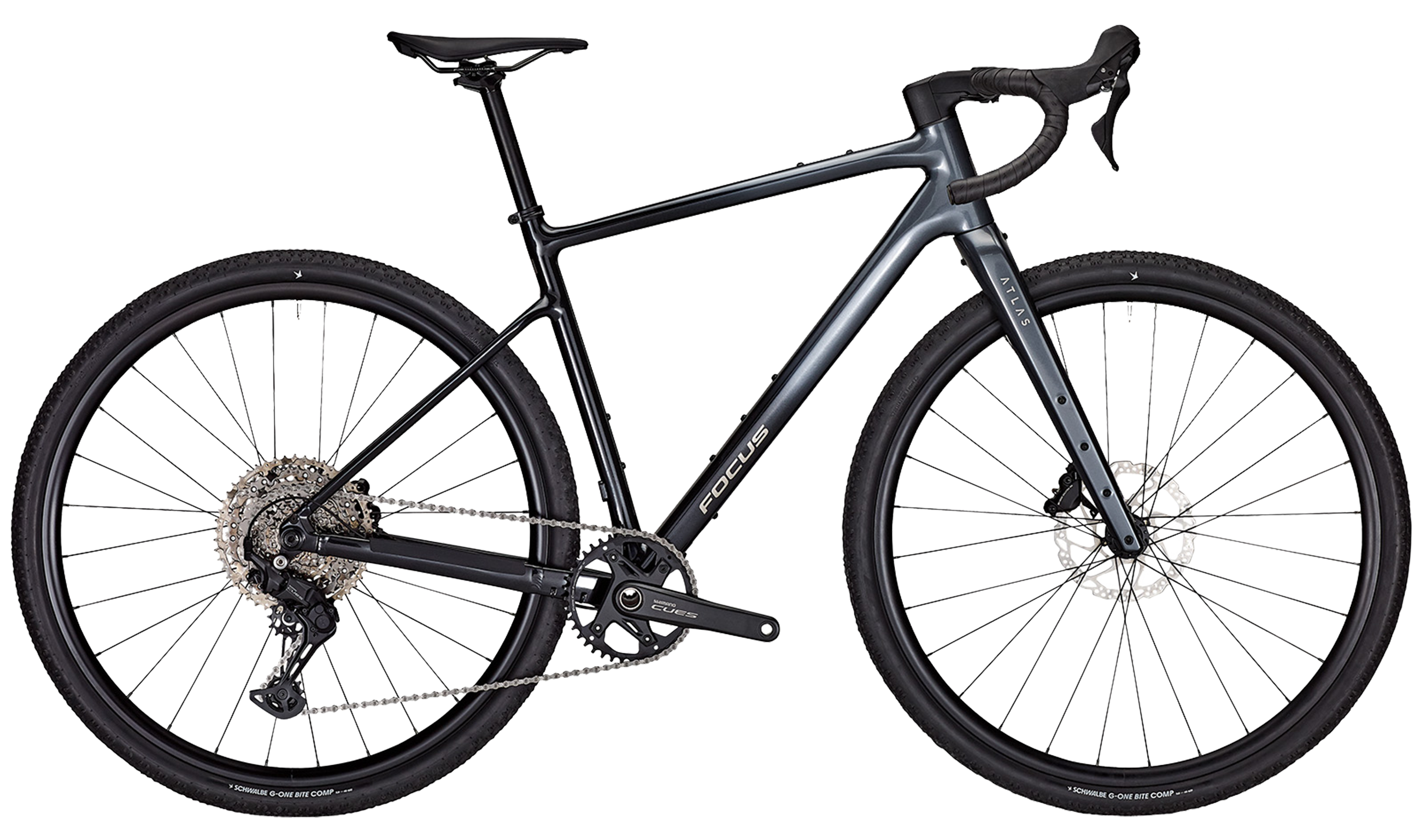 ATLAS 6.7 Gravelbike / Steelgrey/Diamondblack / M