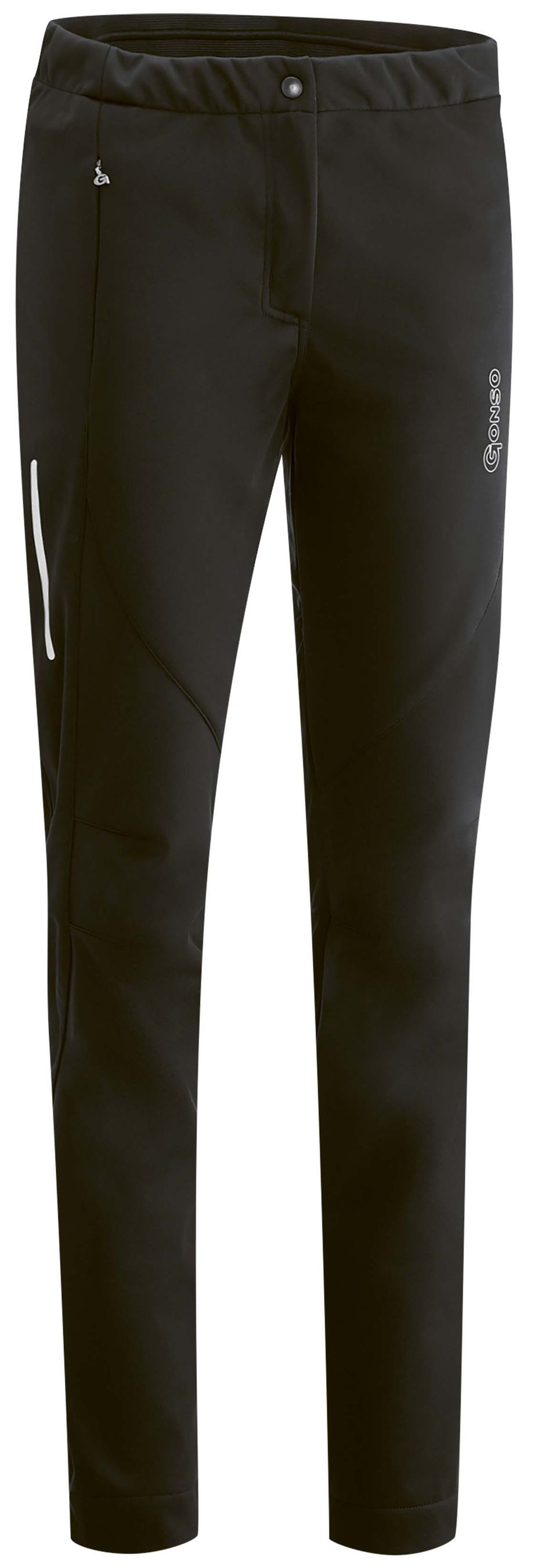 RIGA Damen-Softshellhose / black / 34