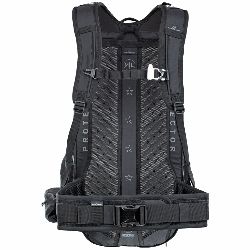 FR TRAIL E-RIDE Protektorenrucksack, 22 L / black / M/L