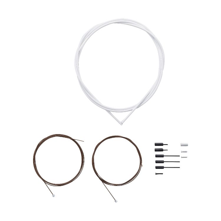 Schaltzug-Set Dura-Ace BC-9000 Polymerbeschichtet / weiss