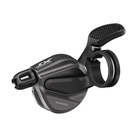 XT M8100 Schalthebel 12fach Rapidfire Plus mit Lenkerbride / schwarz / rechts 12-Gang