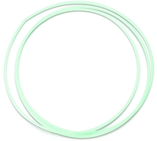 SLICK LUBED LINER Ø 2x2.5mm, Länge 6m, transparent / weiss