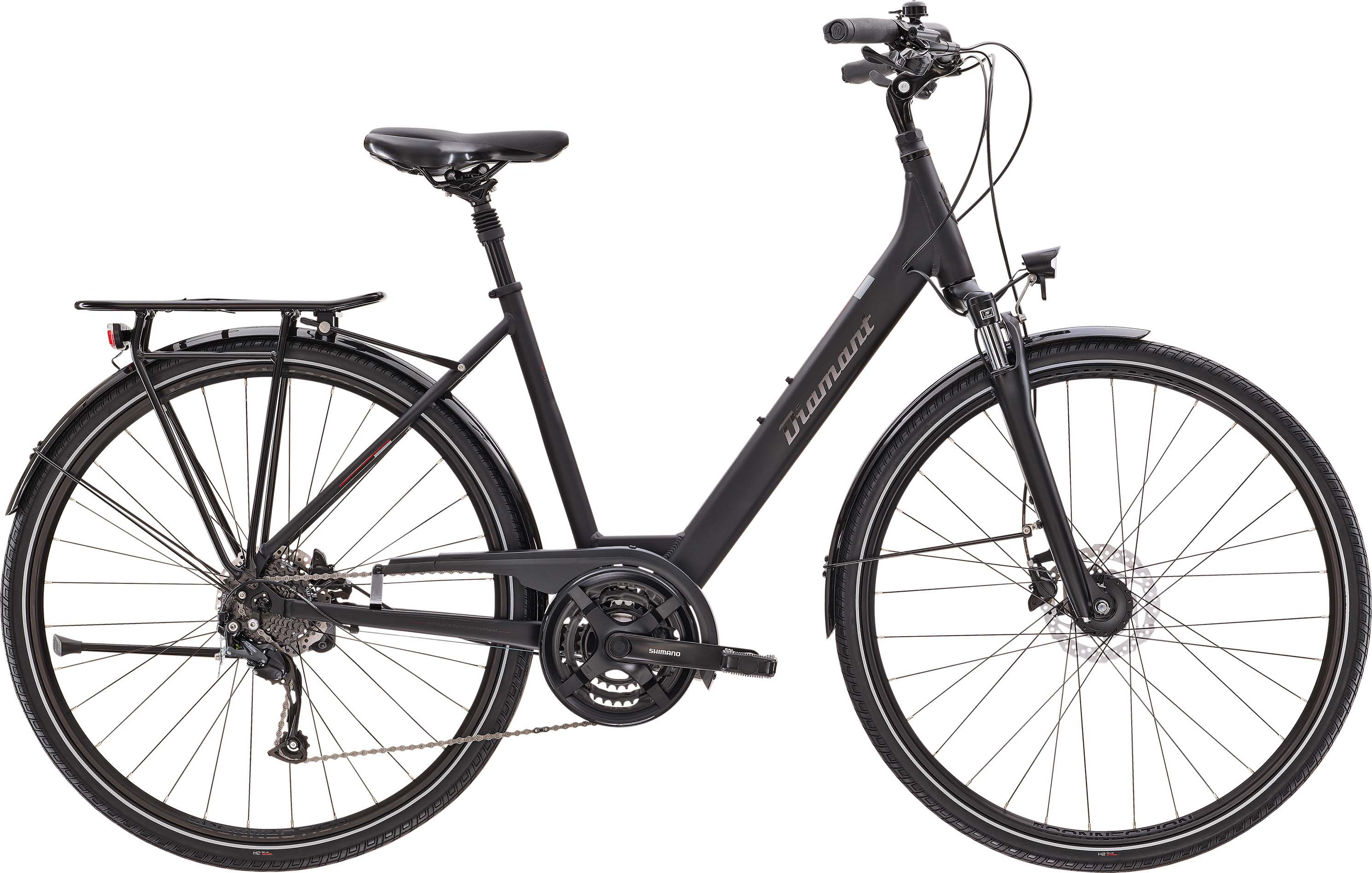 UBARI DELUXE TIE City- und Alltagsvelo / tiefschwarz / S