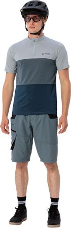 QIMSA Herren-Kurzarmtrikot / pigeon grey / XXL