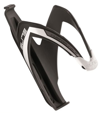 Bidonhalter Custom Race glasfaser / schwarz-weiss